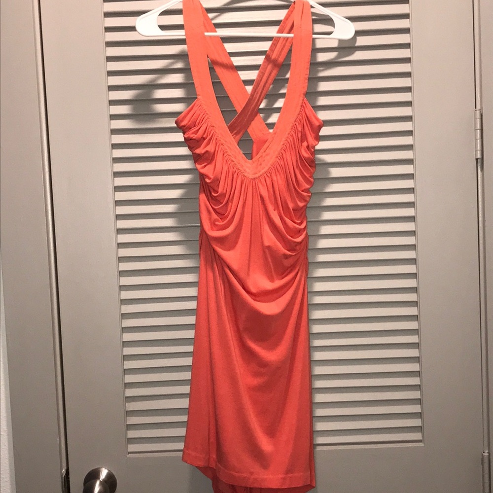 COPY - Bebe peach dress
